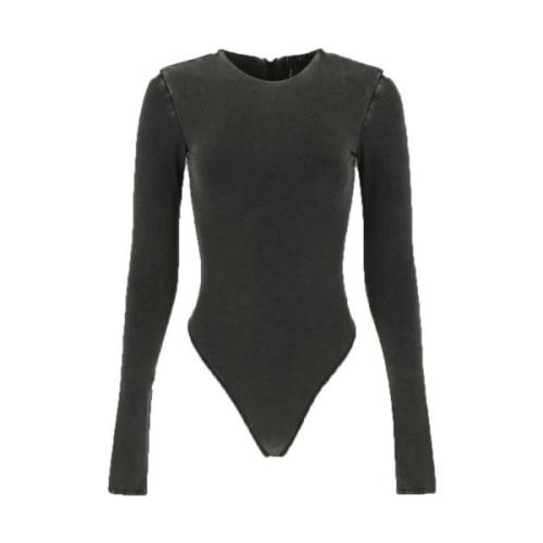 Entire Studios Svart Bodysuit Black, Dam