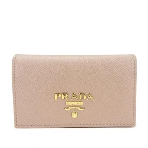 Prada Vintage Pre-owned Laeder plnbcker Pink, Dam