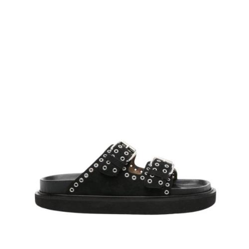 Isabel Marant Stiliga Sommarsandaler Black, Dam