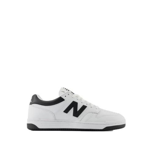 New Balance Klassiska Läder Basket Sneakers Vit White, Herr