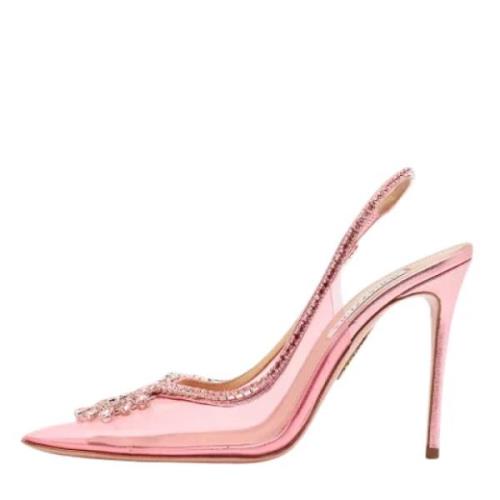 Aquazzura Pre-owned Pre-owned Laeder klackskor Pink, Dam