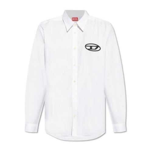 Diesel Skjorta `S-Simply-D` White, Herr