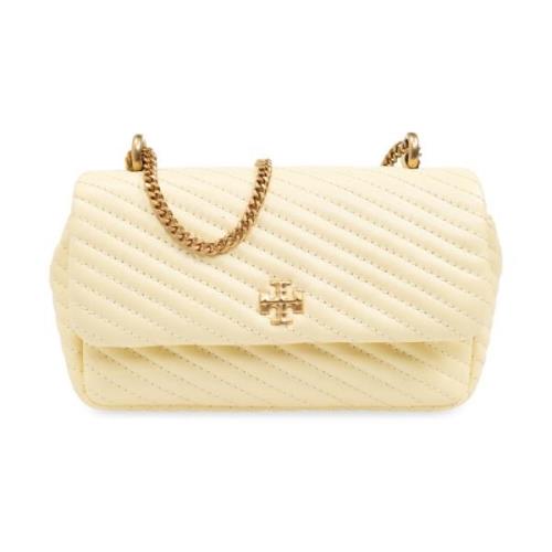 Tory Burch Vadderad axelväska Beige, Dam