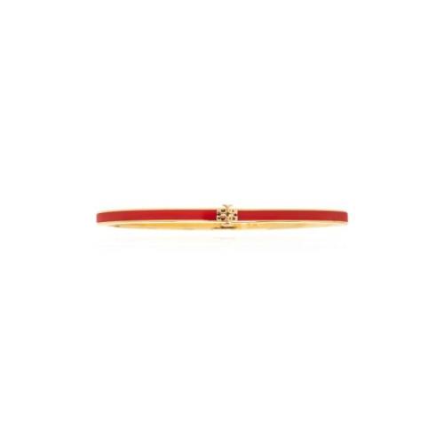 Tory Burch Mässingsarmband Red, Dam