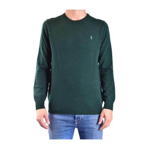 Ralph Lauren Grön Stickat Aw22 Green, Herr