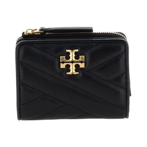 Tory Burch Quiltad Bi-Fold Plånbok Svart Black, Dam