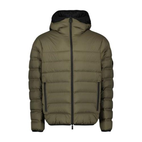 Moncler Quiltad huva jacka Green, Herr