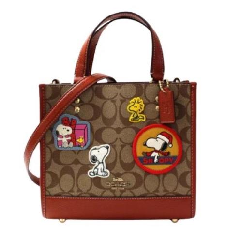 Coach Pre-owned Pre-owned Canvas totevskor Multicolor, Dam