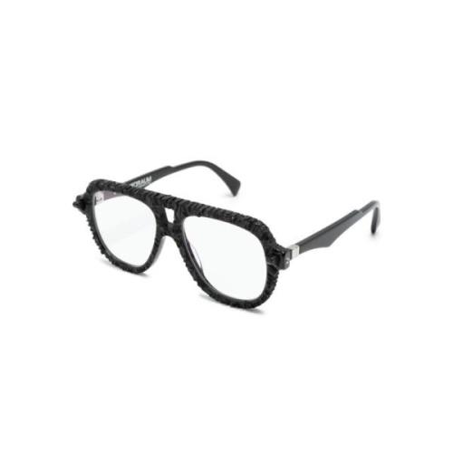 Kuboraum Q4 BB CY Optical Frame Black, Unisex