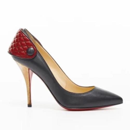 Christian Louboutin Pre-owned Pre-owned Läder klackskor Black, Dam