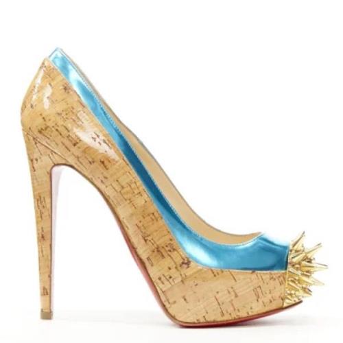 Christian Louboutin Pre-owned Pre-owned Läder klackskor Multicolor, Da...