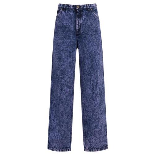 Marni Marmorfärgade jeans i denim Blue, Herr