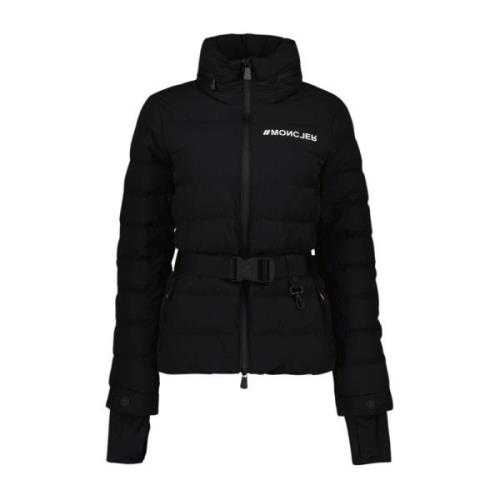 Moncler Kort pufferjacka med huva Black, Dam