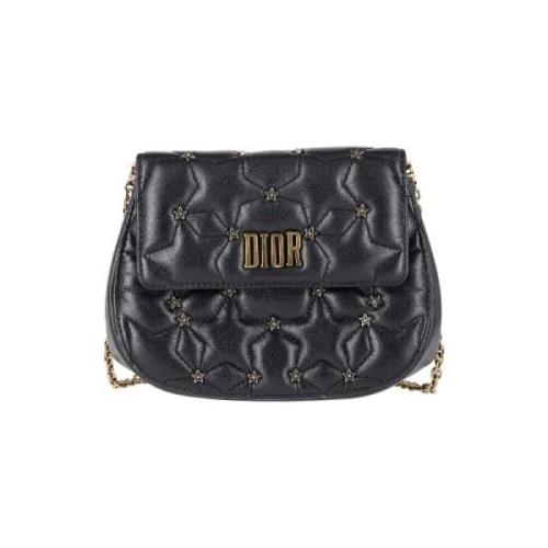 Dior Vintage Pre-owned Laeder kuvertvskor Black, Dam