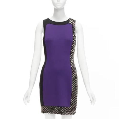 Versace Pre-owned Pre-owned Silke klnningar Purple, Dam