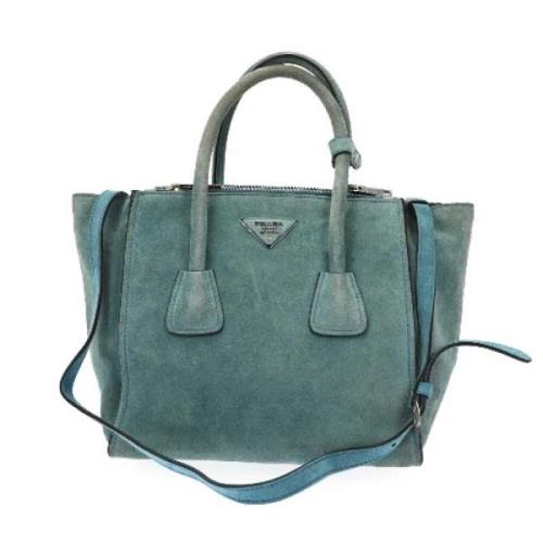 Prada Vintage Pre-owned Mocka prada-vskor Blue, Dam