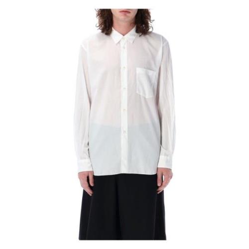 Comme des Garçons Avslappnad Bomullsskjorta White, Herr