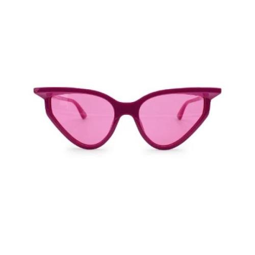 Balenciaga Vintage Pre-owned Acetat solglasgon Pink, Dam