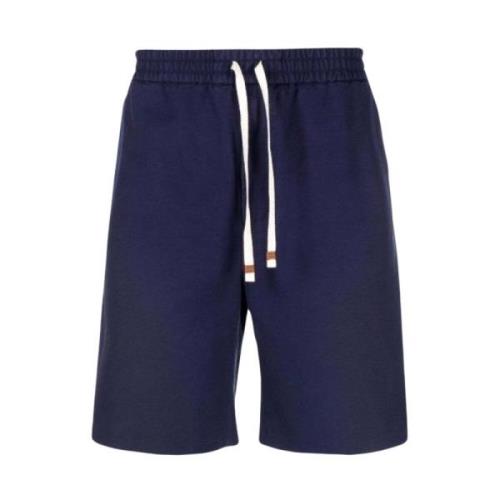 Gucci Stiliga Bermuda Shorts för Sommaren Blue, Herr