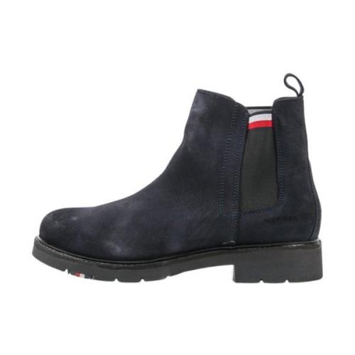 Tommy Hilfiger Herrskor, Suede Chelsea Blue, Herr