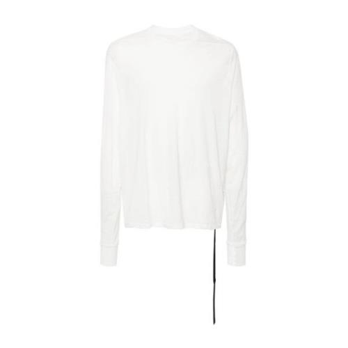 Rick Owens Crewneck Sweaters Knitwear White, Herr