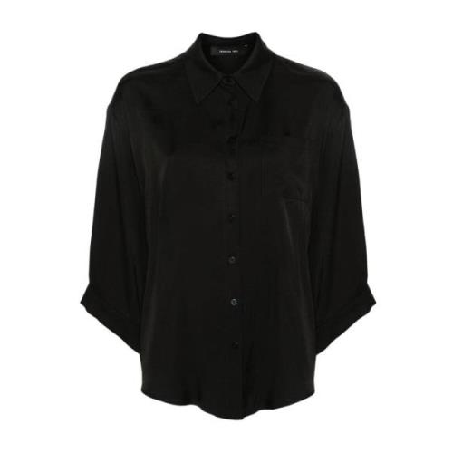 Federica Tosi Stilren skjorta med Camicia 0002 Black, Dam