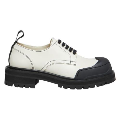 Marni Läder dada armé derby sko White, Dam