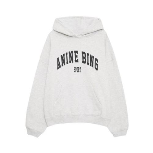 Anine Bing Harvey Sweatshirt White, Herr