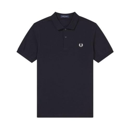 Fred Perry Bomull Piqué Regular Fit Skjorta Blue, Herr