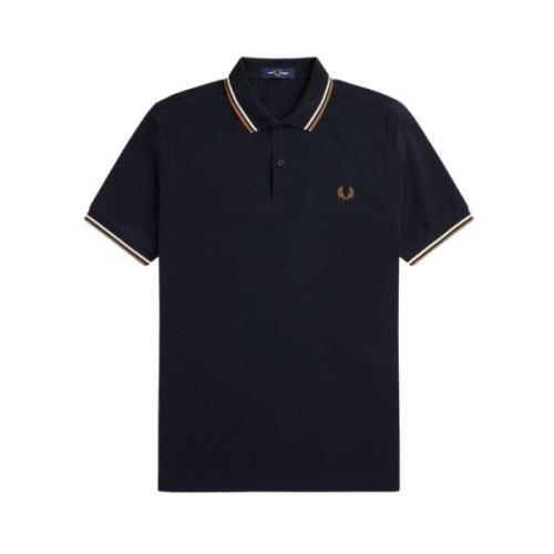 Fred Perry Klassisk Polo Skjorta för Män Blue, Herr