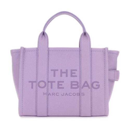 Marc Jacobs Lila Läder Mini Tote Väska Handväska Purple, Dam