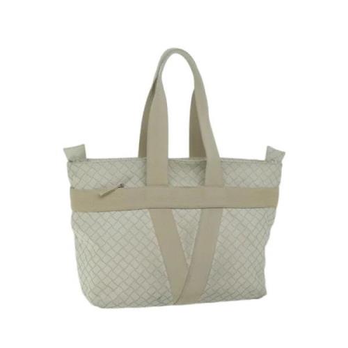 Bottega Veneta Vintage Pre-owned Laeder axelremsvskor White, Dam