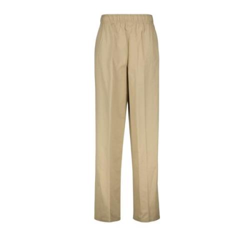 Prada Straight Leg Pants Beige, Dam