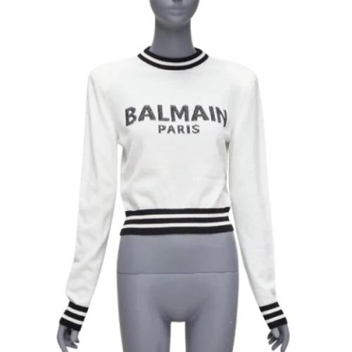 Balmain Pre-owned Pre-owned Ylle toppar Beige, Dam