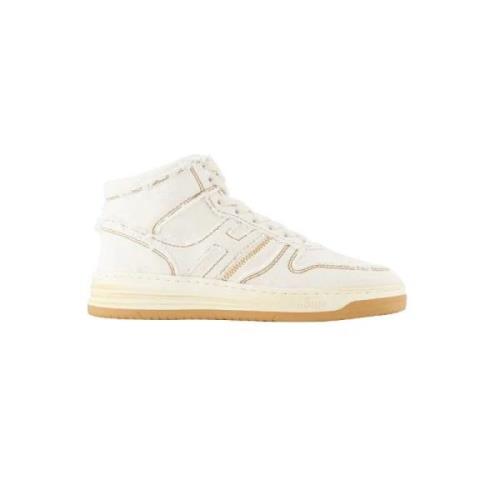 Hogan Läder sneakers Beige, Unisex