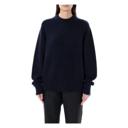 Extreme Cashmere Klassisk Crew Neck Tröja Blue, Dam