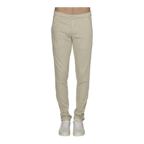 Dondup Bomulls Gaubert byxor Beige, Herr