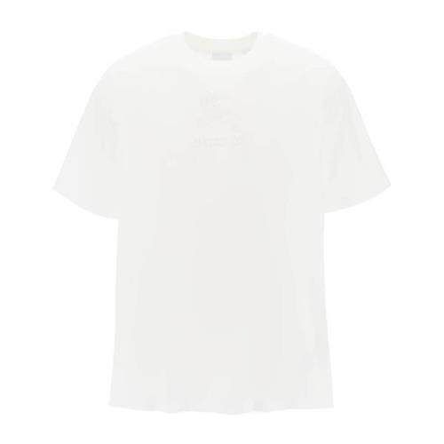 Burberry Broderad EKD Oversized T-shirt White, Herr