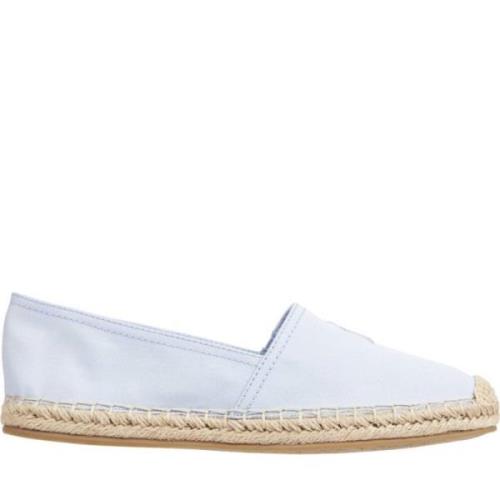 Tommy Hilfiger Blå Broderade Espadriller Breezy Stil Blue, Dam