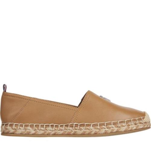 Tommy Hilfiger Bruna Espadriller för Kvinnor Brown, Dam