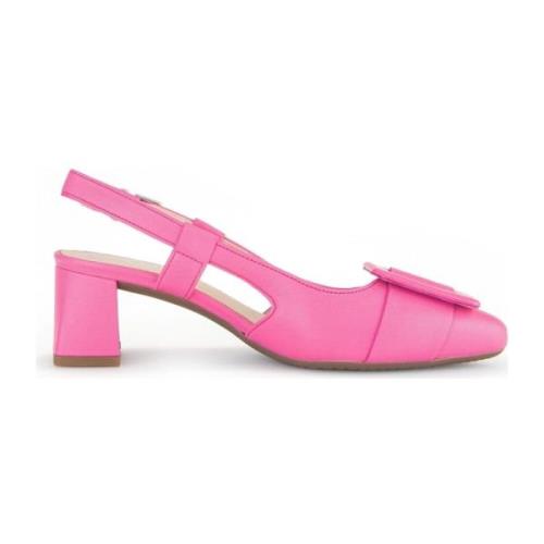 Gabor Rosa Elegant Platta Sandaler Pink, Dam