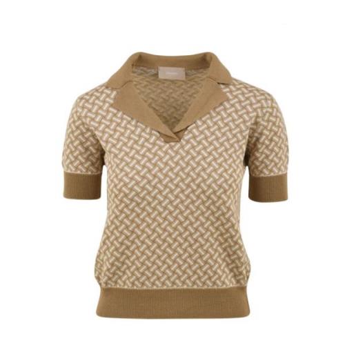 Drumohr Stiliga T-shirts och Polos Beige, Dam