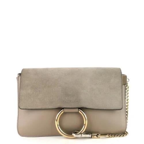 Chloé Pre-owned Pre-owned Laeder axelremsvskor Beige, Dam