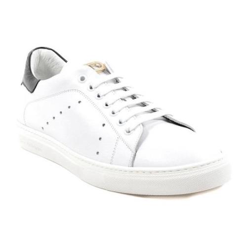 Dee Ocleppo Logodetalj Lädersneaker White, Herr