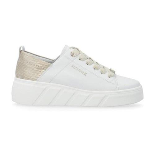 Rieker Vita Fritidssneakers Kvinnor Stil Komfort White, Dam