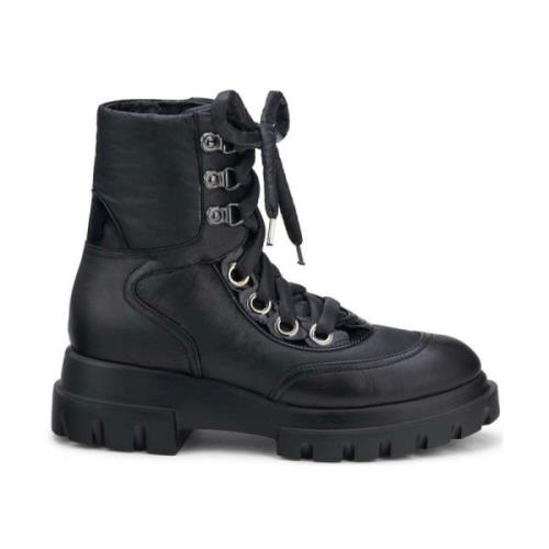 AGL Svarta Combat Ankelboots Black, Dam