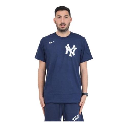 Nike Blå MLB Tee New York Yankees Blue, Herr