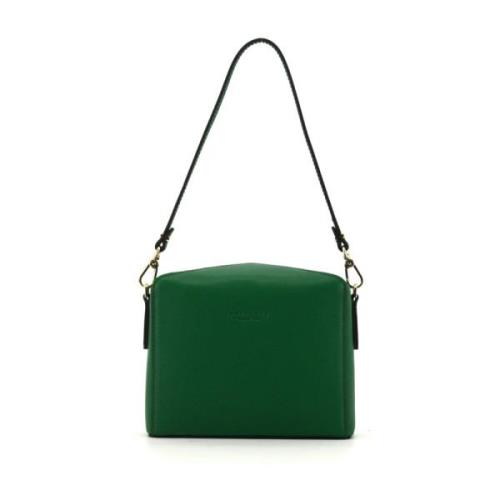 Pourchet Paris Rektangulär Smaragd Crossbody Väska Green, Dam