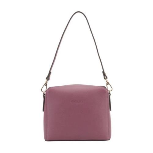 Pourchet Paris Rektangulär Magnetisk Crossbody Väska Plommon Purple, D...