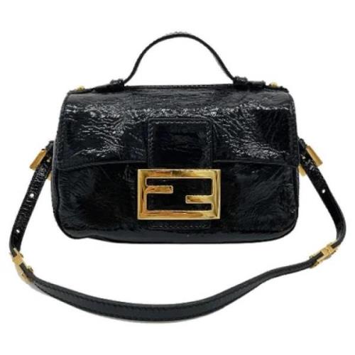 Fendi Vintage Pre-owned Laeder fendi-vskor Black, Dam